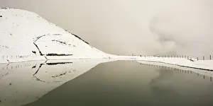 Category Mountain Landscapes Prints: Onset of winter in May, Riezler Alpsee