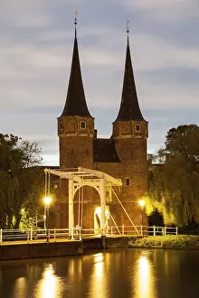 Oostpoort Gate, Delft, Holland, The Netherlands