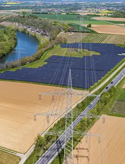 Open-space photovoltaic system