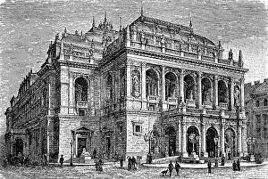 Opera building at Budapest, 1880