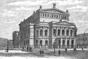 The opera house in Frankfurt, Hesse