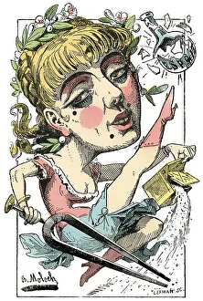 Operetta, personified as Zoe Operette