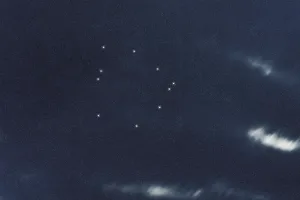 Ophiuchus star constellation, Night sky