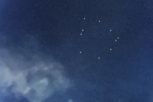 Ophiuchus star constellation, Night sky