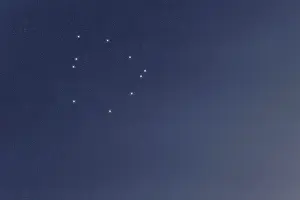 Ophiuchus star constellation, Night sky