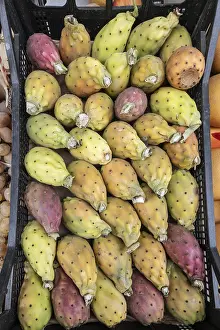 Opuntia fruits at the market in Palermo