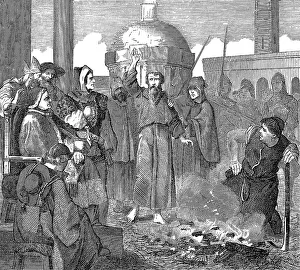 The ordeal by fire of Saint Peter Damian