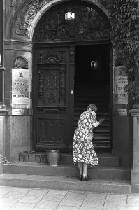 Ordinary people at work in the 1950s