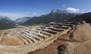 Ore mining, opencast mining, Erzberg near Eisenerz