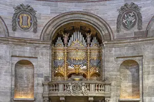 Category Scandinavia Prints: Organ of Frederik's Church or Marble Church