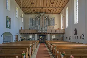 Category Historic EN Prints: The organ loft, St Mary's is the Catholic parish church