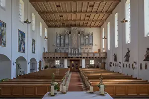 Category Historic EN Prints: The organ loft, St Mary's is the Catholic parish church