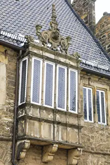 Oriel Old town hall in Weser Renaissance style on the market square