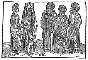 Oriental Women and Men, from the Pilgrimage to the Holy Sepulchre by Bernhard von Breidenbach