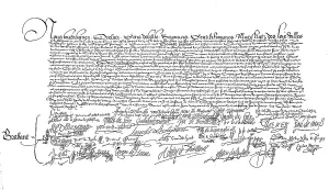 Original document of the Union of Brussels