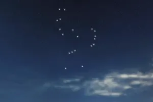 Orion star constellation, Night sky