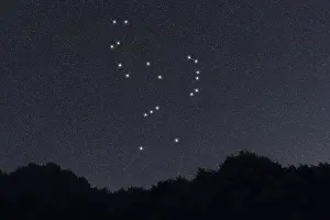 Orion star constellation, Night sky