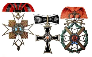 Ornaments, Order of Takovo with War Decoration Serbia