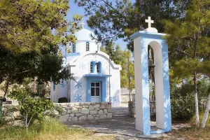 Orthodox Church, in Gra Ligia, Crete, Greece