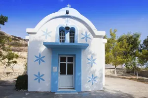 Orthodox Church, in Gra Ligia, Crete, Greece