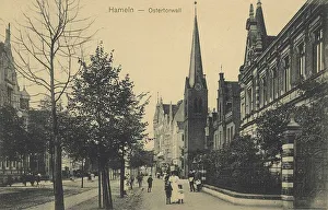 Ostertorwall in Hameln, Lower Saxony
