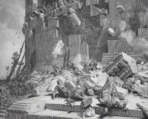 Ostrogoths with King Bitiges attack Rome in 537
