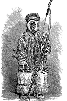 Ostyak man, member of a tribe in Siberia