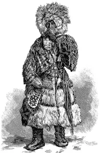 Ostyak man, member of a tribe in Siberia