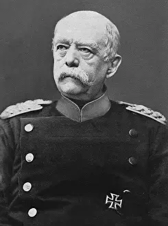 Otto von Bismark, Germany's first Reich Chancellor in uniform