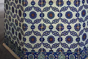Ottoman ancient Handmade Turkish Tiles with floral patterns