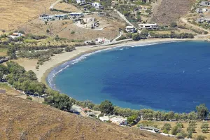 Otzias is one of the most popular beaches in Kea