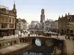 The Oude Gracht Bakker Bridge, Utrecht