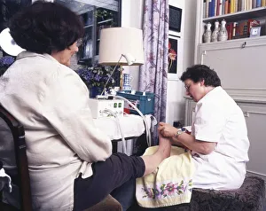 Outpatient foot care, here on 23