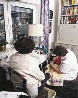 Outpatient foot care, here on 23
