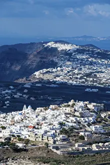 Overlook over Santorini, Greece
