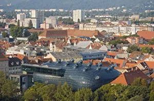 Overlooking Graz from Schlossberg hill