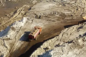 Overview of Coal mine in Jharkhand, India