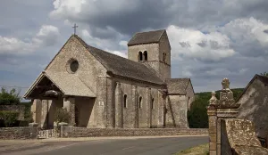 Ozenay, parish church, built in the 12th century