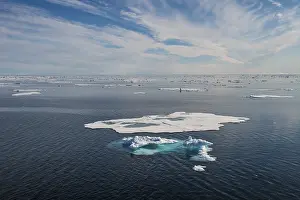 Pack ice, Arctic, Svalbard, Norway, Europe