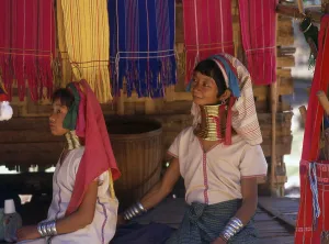 The Padaung or Kayan Lahwi or Long Necked Karen are a subgroup of the Kayan
