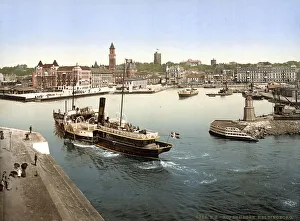 A paddle steamer, possibly named Copenhagen or Kobenhavn