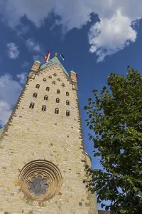 Paderborn Cathedral steeple, church