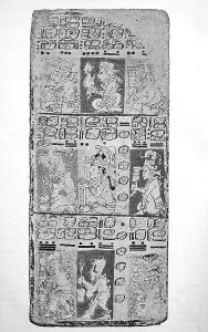 A page from a Mayan manuscript