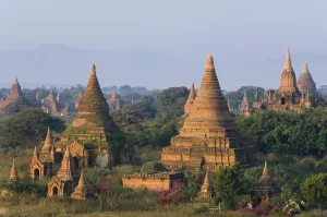 Pagoda field, temples, Zedi, Old Bagan