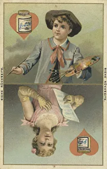 Painter, Lady with Letter, Heart