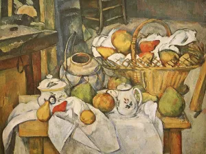 Painting by Paul Cezanne (born 19 January 1839 in Aix-en-Provence)