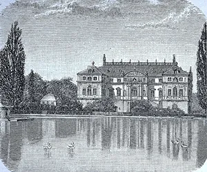 The Palace in the Great Garden in Dresden in 1878
