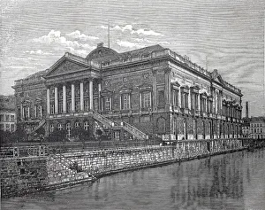 The Palace of Justice in Ghent in 1880