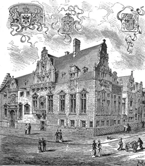 The palace Palais de Marguerite d Avtriche in Mechelen