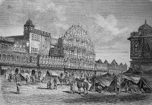 The Palace of the Winds, part of the City Palace in Jaipur